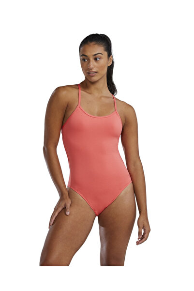 sporsuit ملابس سباحة نسائية للتدريب من TYR، تصميم سادة برباط متقاطع