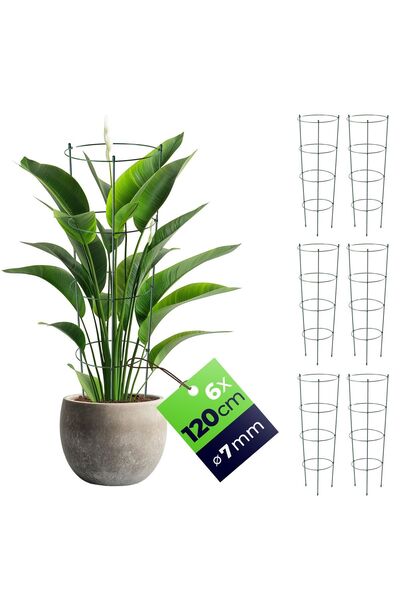 KADAX Suport inel pentru plante, 120 cm, 6 bucăți.