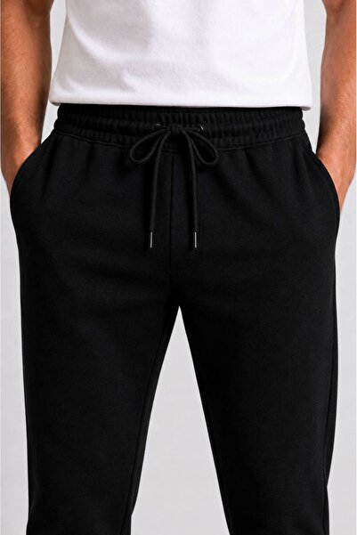 İng drop Men's Jogger Sweatpants – Regular Fit, Double Hem, Double Back Pockets