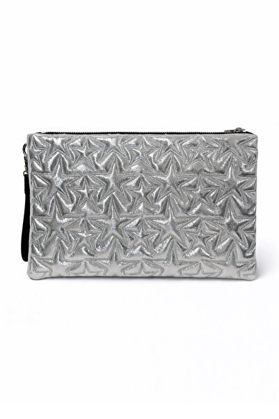 KOÇAK ÇANTA Yıldız Sa deznom Zlatni Sjajni Portfelj i Clutch Torba sa Uklonji...