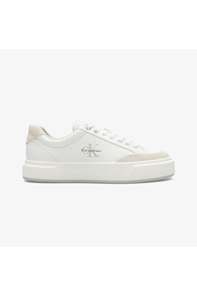 Calvin Klein Basket Cupsole Laceup Kadın Beyaz Sneaker