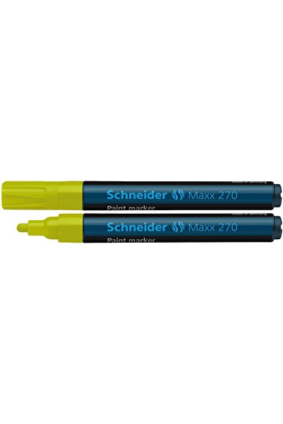 SCHNEIDER Μαρκαδόρος με μπογιά Maxx 270, στρογγυλή μύτη 1-3mm - κίτρινο