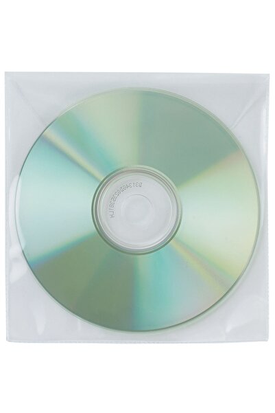 Q-Connect Plicuri plastic PP pentru CD/DVD, 50 buc/set,