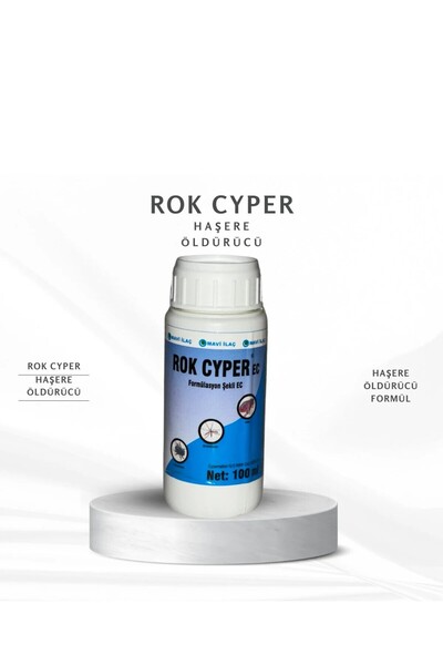 MAVİ İLAÇ Rok Cyper Konsantre Ec 100 ml Karasinek Sivrisinek Pire