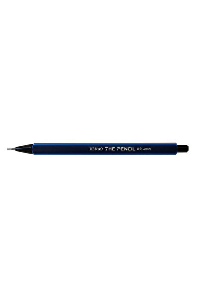 PENAC Mechanická tužka, gumový úchop, 0,9 mm, plastový hrot - tmavě modré tělo