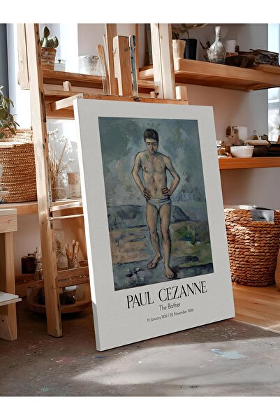 Postifull Paul Cezanne - the Bather, Canvas Painting, Art Series No:110473
