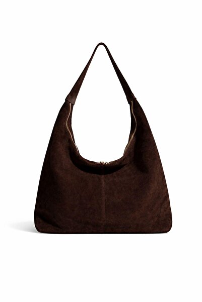 PaminBags Aksesuar Real Suede Leather Maxi Size Casual Bag Pmn0032
