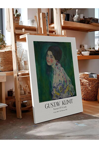 Postifull Gustav Klimt - Portrait of a Lady, Canvas Painting, Art Series No:1...