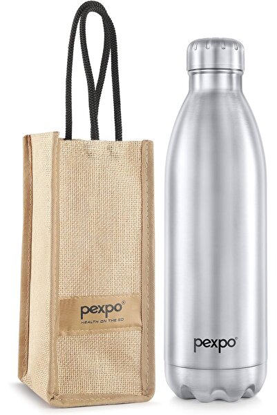 pexpo Electro Stainless Steel Flask, suitable for hot and cold beverages, kee...