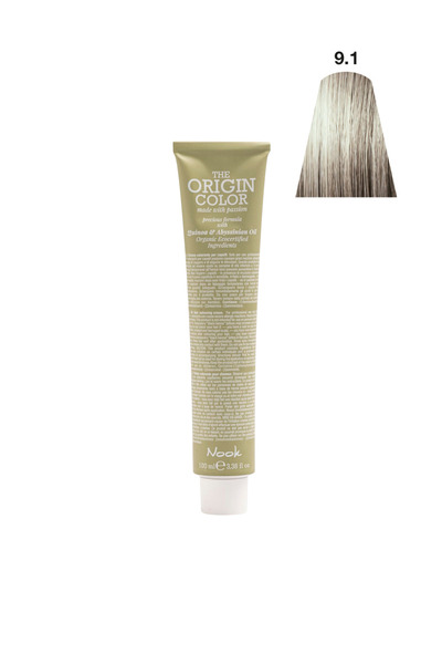 Nook Origin Color Profesyonel Saç Boyası 100ml - Açık Küllü Platin Sarı (9.1 ...