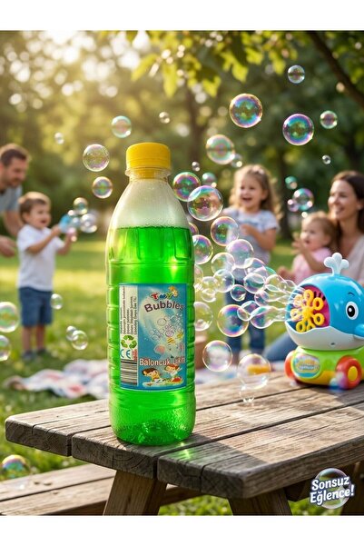 PEARSTORE Baloncuk Sıvısı Köpük Likidi Köpük Tabancası Baloncuk Likiti yeşil