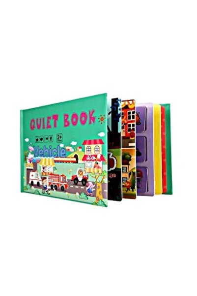 Stuniko ® Carte cu activitati pentru copii, Quiet Book cu stickere, 10 pagini...