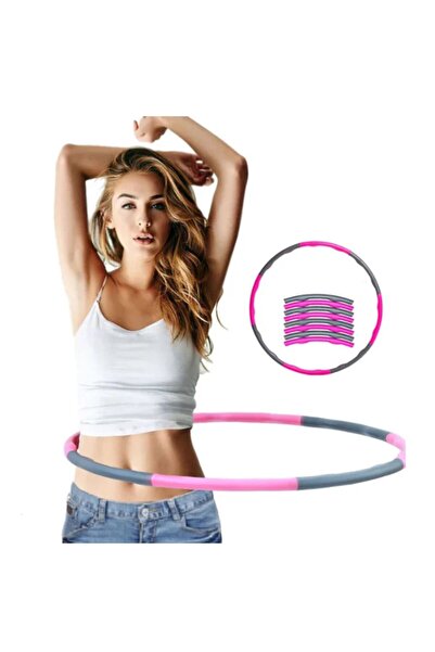 unbranded Cerc fitness hula hoop ajustabil cu masaj, 8 secțiuni detașabile, e...