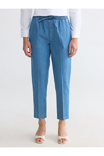 LC Waikiki Carrot Fit Linen Blend Women's Jean Trousers