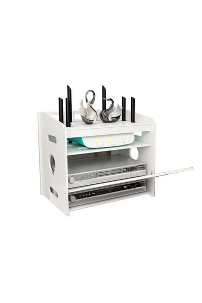 OEM Wireless Router Support Shelf for WI-FI Equipment and Cable Concealment, ...