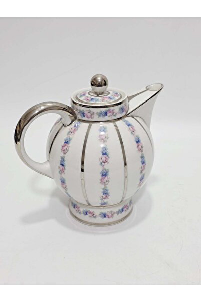 F.Legrand F. Legrand Limoges Floral Patterned Porcelain Tea Coffee Pot
