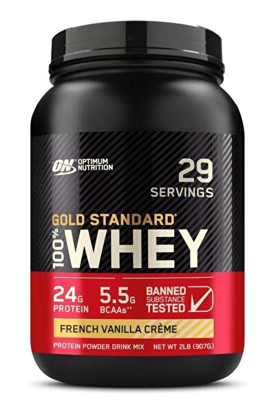 Optimum Nutrition Gold Standard 100% Whey Protein Powder - French Vanilla Creme