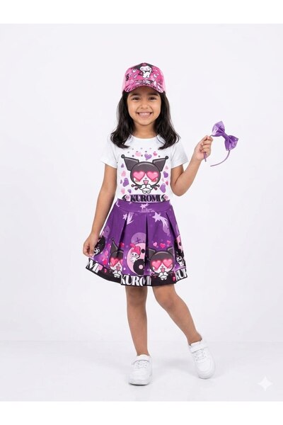 ÇİDO KİDS Hat and Skirt Set