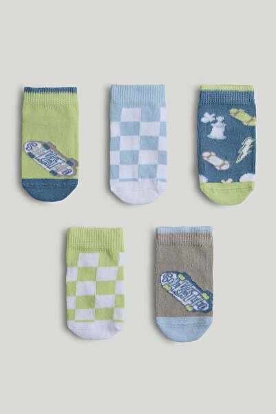 MOTHERCARE 5 Pack Skater Trainer Socks