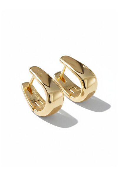 ATALYA ACCESSORY Oval Design Steel Women's Earrings