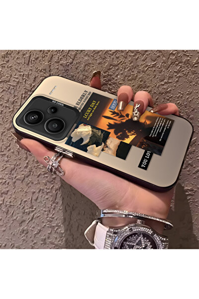 PATTERNOVA Redmi Note 13 Pro Plus+ 5G Uyumlu Yüksek Kalite Retro Günbatımı Ko...