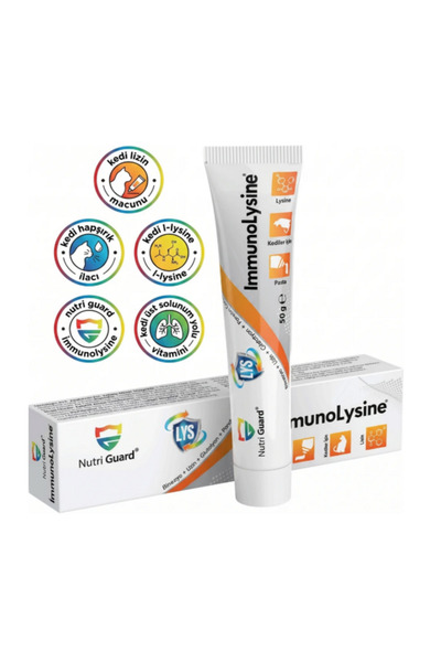 nutri guard Nutriguard Immunolysine Göz ve Kedi Lysine Paste 50 Gr