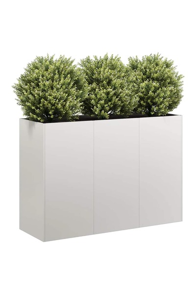 vidaxl Jardiniera 120x40x80 cm otel inoxidabil