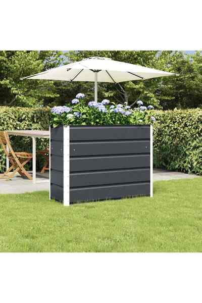 vidaxl Jardiniera Antracit 100 x 40 x 75 cm Otel