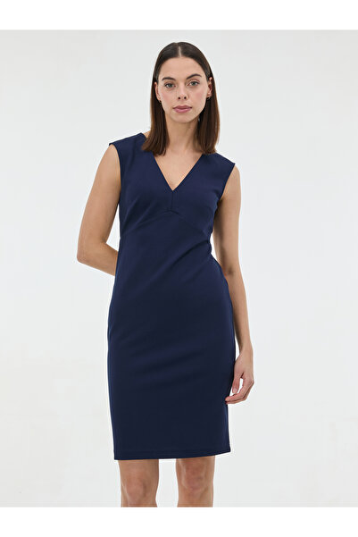 ORSAY Dark blue women's pencil dress