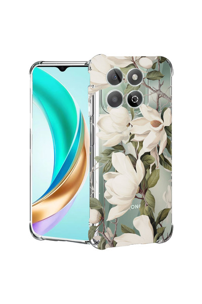 bestcase Husă Antișoc pentru Honor 400 Smart / X7d, Design floral cu magnolie...