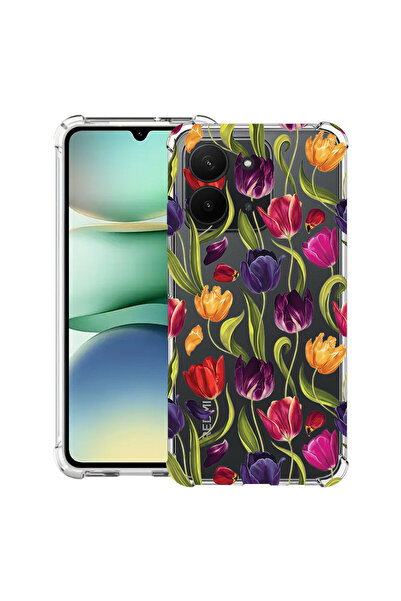 bestcase Αντικραδασμική Θήκη για Xiaomi Redmi 15C 4G (171mm), Φλοράλ - Σχέδιο...