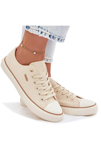 Big Star Shoes Adidași joși de damă Big Star TT274773 Bej 37