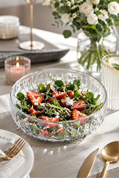 SNA Cam Salata Meze Sunum Kasesi 24 Cm Cam Salata Sunum Kasesi