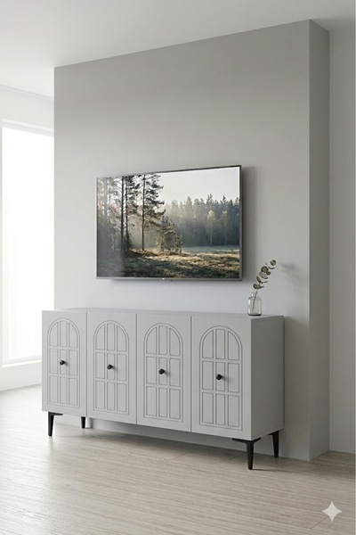 CENEYRA KA1218B WİNDO Konsol ve Tv Sehpası Beyaz 120cm