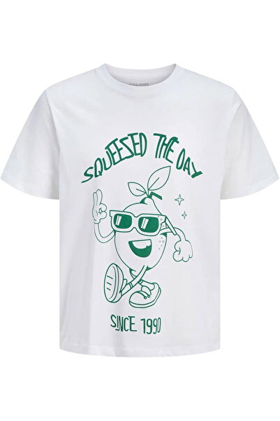 Jack & Jones JACK &JONES Funny Fruit t-shirt - 12288084-Bright White