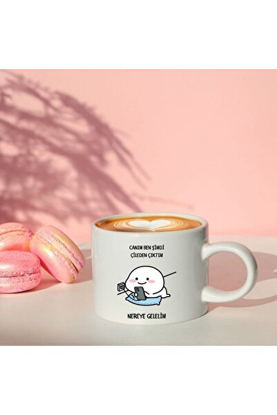 Çılgıntrend Dear, I'M Out of the Nest Designed White Mug with Motto Design - ...