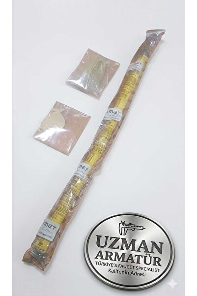 Uzman Armatür Kombi Gaz Bağlantı Flexi Makaronlu 3 4x3 4 60cm Çelik Paslanmaz