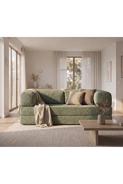 Luvien Home İnce Fitil Kadife Kumaş, Çok Amaçlı 200x100 CM Kanepe, Yıkanabili...