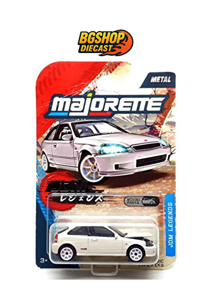 HOT WHEELS Majorette Premium JDM Legends Honda Civic Type r EK9 Model Araba -...