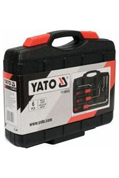 yato Kit demontare inele O si sigilii, 6 bucati, Negru/Rosu