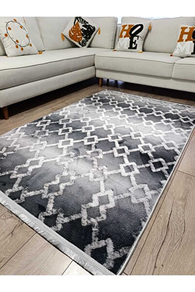 ALLGELSİN Zrh Woven Base Bamboo Digital Printing Living Room Carpet Non-Slip ...