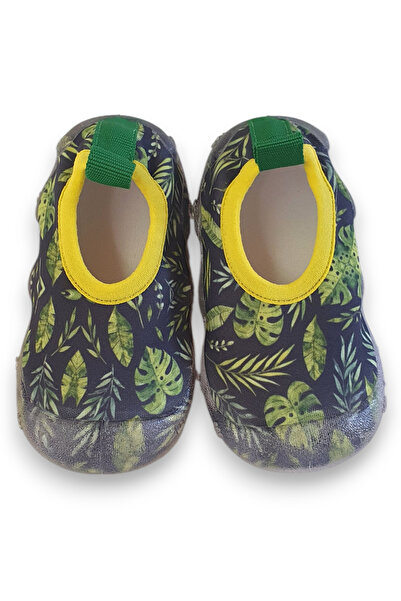 First Step Yeşil Yaprak Baskılı Unisex Deniz Ayakkabısı
