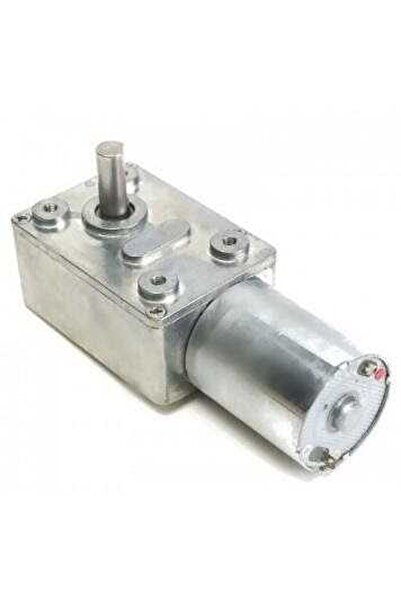 EmAyCenter 12V 30 RPM L Redüktörlü DC Motor Yüksek Torklu Otomasyon Motoru
