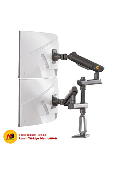 NB ERGONOMIC North Bayou D9C 27-50 İnch Çift Kol 2-20 KG Vesa Uyumlu Profesyo...