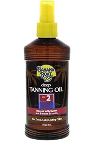 Banana Boat زيت تسمير البشرة B.BOAT (عامل حماية من الشمس 2) 236 مل # 0137