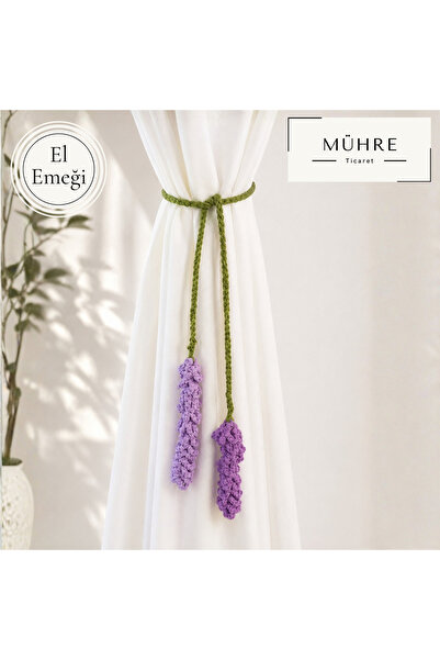 mühre 2 ADET Pinterest Çiçekli Perde Tutacağı El Emeği Amigurumi