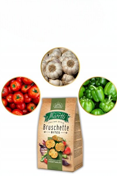 Maretti Bruschette Vegetables Sebzeli Kızartılmış Ekmek 140 Gr