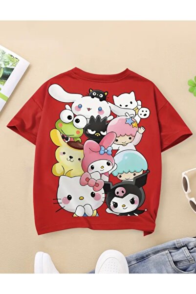 NIGRUM PARDUS New Season Melody's Friends Back Printed 100% Cotton Girls T-Shirt