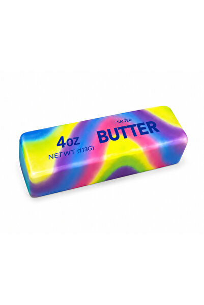 REVO Market Mini Squishy Multicolor cu aspect de unt - Jucărie antistres cu a...