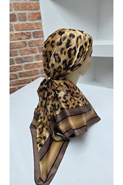 Picasso Leopar Desen Kristal Şal